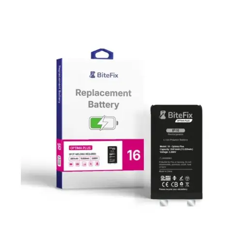 BATERIA BITEFIX IPHONE OPTIMA PLUS SIN FLEX BMS IPHONE 16